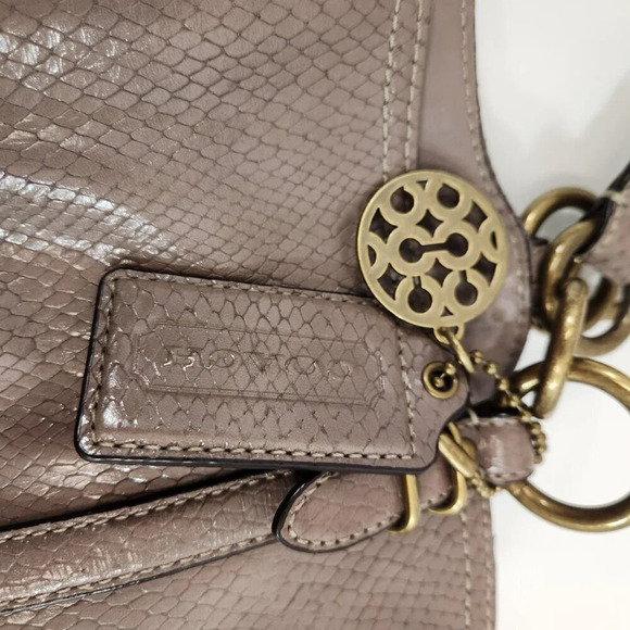 Coach  Alexandra Tote Bag Faux Snakeskin - Picture 3 of 14